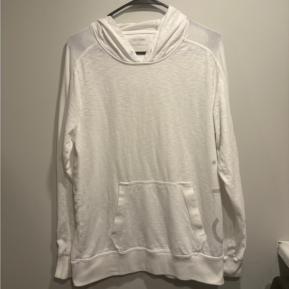 Calvin Klein NWOT White Pullover Hoodie